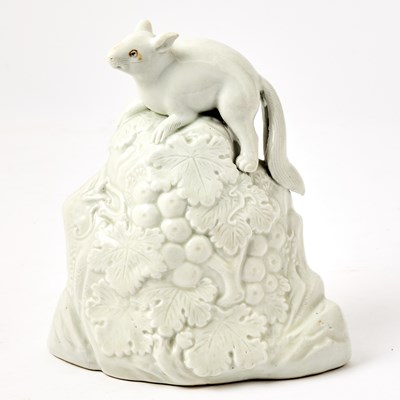 Lot 794 - A Japanese Hirado Porcelain Squirrel
