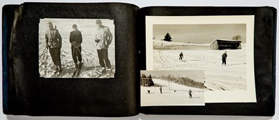 Lot 201 - A 1950s photo album with much skiing content