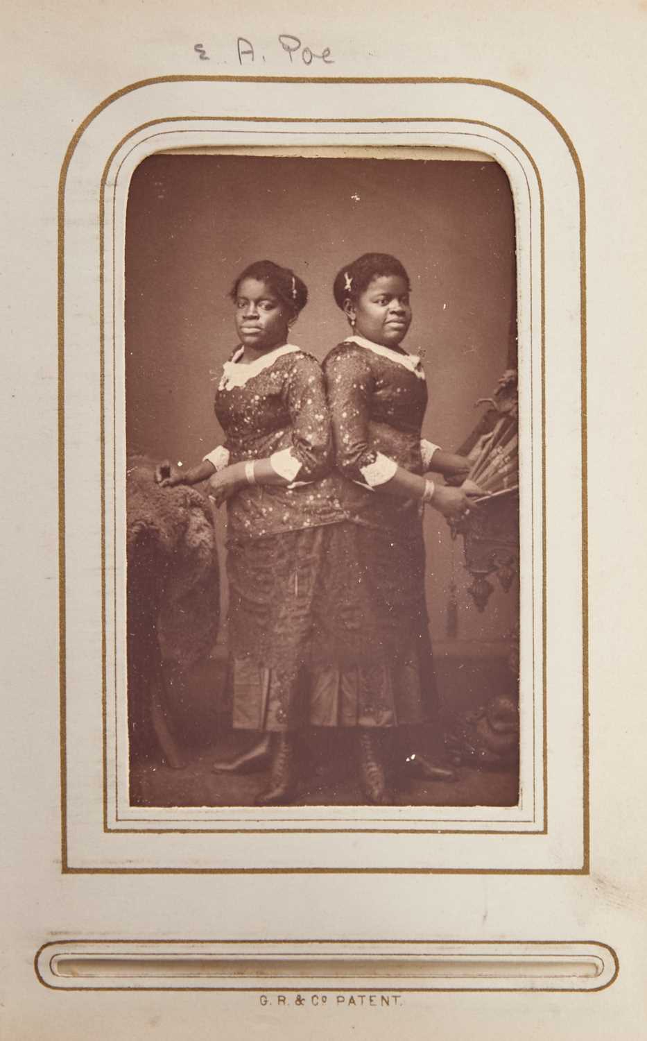Lot 38 - A Civil War Era Album of Cartes de Visite, featuring many of Barnum's Celebrities