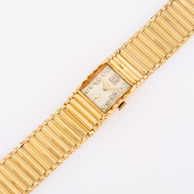 Lot 1149 - Hamilton Gentleman's Gold and Diamond Wristwatch