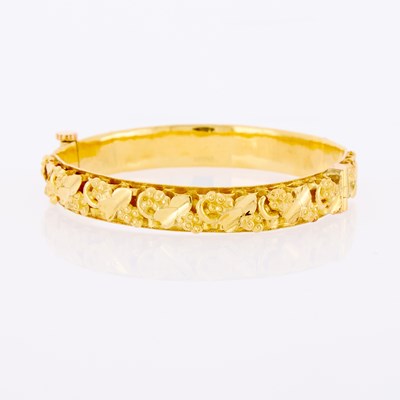 Lot 1184 - High Karat Gold Bangle Bracelet