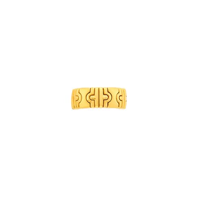 Lot 1 - Bulgari Gold 'Parentesi' Band Ring