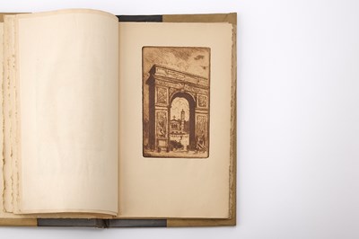 Lot 276 - Bernhardt Wall's scarce set of etchings of Greenwich Village, "The Montmartre of America"