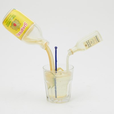 Lot 59 - Group of Four Geoffrey Rose Frozen Moments Resin Drinks