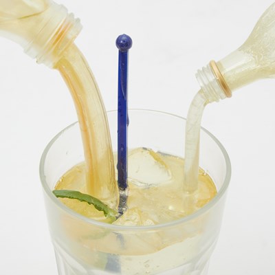 Lot 59 - Group of Four Geoffrey Rose Frozen Moments Resin Drinks
