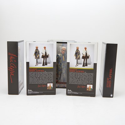 Lot 1005 - Group of Five Styled By Iris Apfel Barbies
