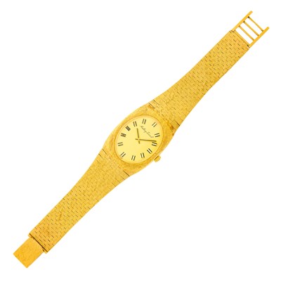 Lot 373 - Mathey Tissot Gold Wristwatch
