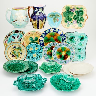 Lot 155 - Group of Majolica Table Articles