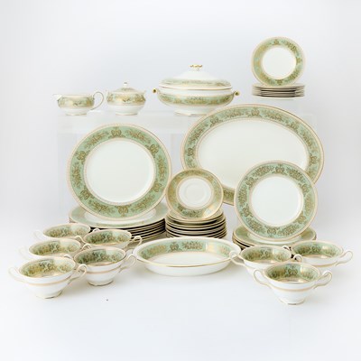 Lot 672 - Wedgwood Porcelain 'Gold Columbia' Pattern Partial Dinner Service