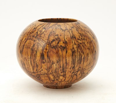 Lot 787 - Philip Moulthrop Turned Spalted Pecan Globe