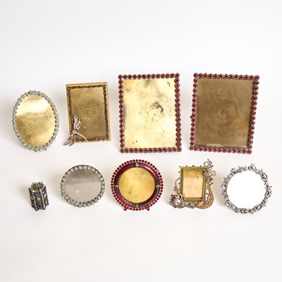 Lot 154 - Group of Jay Strongwater Gem Set and Enamel Table Articles