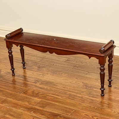 Lot 161 - Regency Style Mahogany Bench
