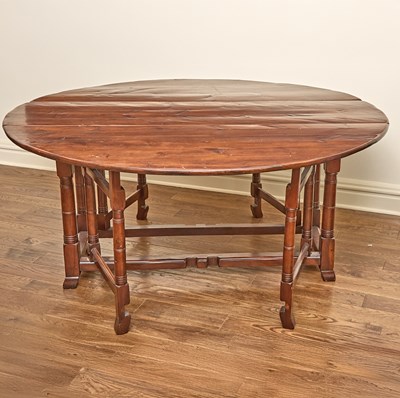 Lot 167 - English Mahogany Drop-Leaf Dining Table