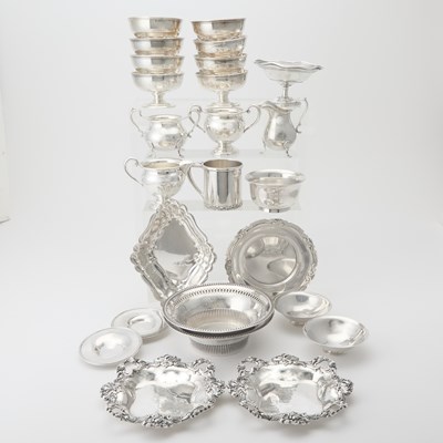 Lot 114 - Group of Sterling Silver Table Articles