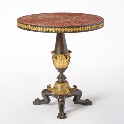 Lot 389 - Charles X Gilt-Bronze Mounted Gueridon