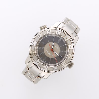 Lot 1261 - Tiffany & Co. Stainless Steel 'T-57' Wristwatch