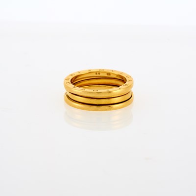 Lot 1015 - Bulgari Gold 'B Zero.1' Band Ring