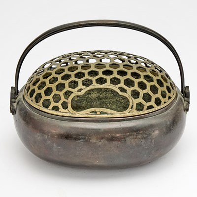 Lot 104 - A Large Chinese Bronze Hand Warmer