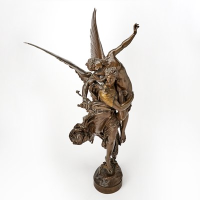 Lot 417 - After Marius Jean-Antonin Mercié, Gloria Victis
