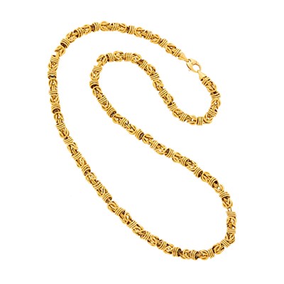 Lot 11 - Long Gold Chain Necklace