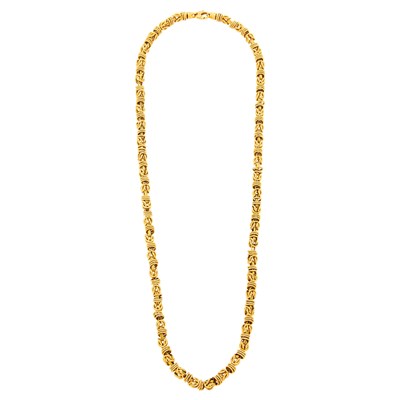 Lot 11 - Long Gold Chain Necklace