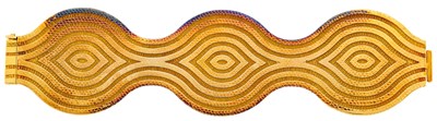 Lot 67 - Georges L'Enfant Gold 'Tissu Milanais' Cuff Bracelet