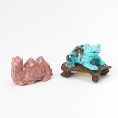 Lot 151 - Two Hardstone Models of Animals
