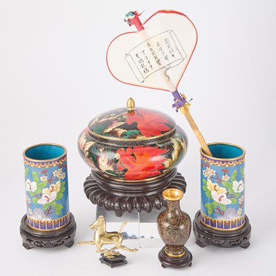 Lot 406 - Group of Chinese and Japanese Commemorative and Souvenir Artworks and Ephemera