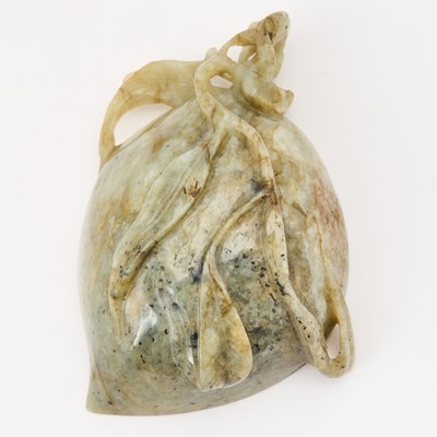 Lot 534 - A Chinese Carved Jade Washer