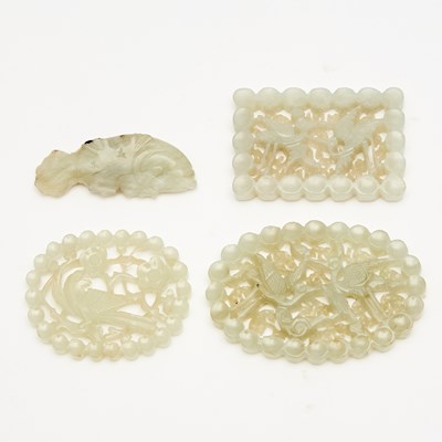 Lot 11 - Four Chinese Jade Carvings