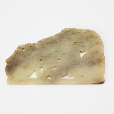 Lot 516 - A Chinese Archaistic Jade Carving