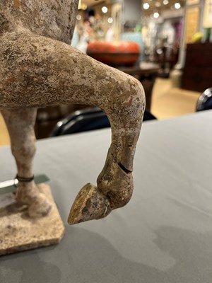Lot 163 - A Chinese Painted Pottery Figure of a Horse