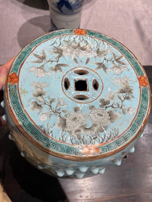 Lot 661 - A Pair of Miniature Chinese Dayazhai Garden Stools