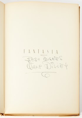 Lot 599 - Signed by Walt Disney