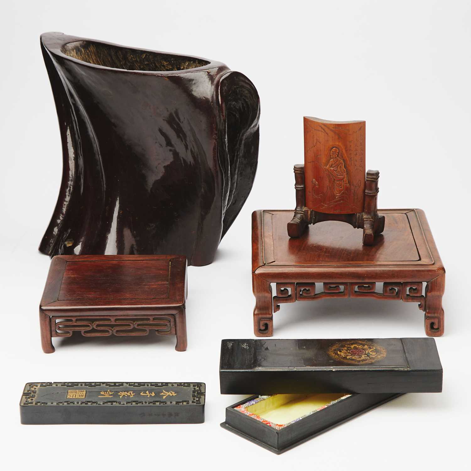 Lot 607 - A Group of Chinese Scholarly Objects