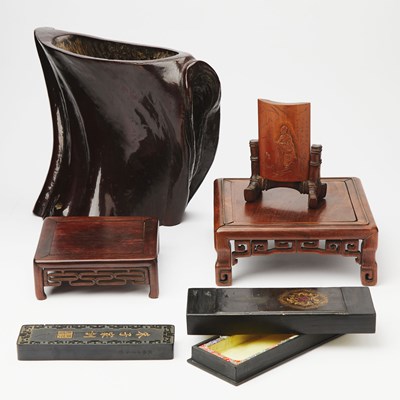 Lot 607 - A Group of Chinese Scholarly Objects