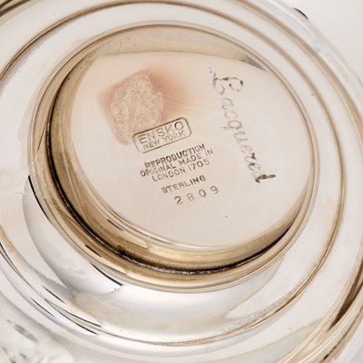 Lot 147 - Horse Racing Interest: American Georgian Style Sterling Silver Two Handled Covered Cup
