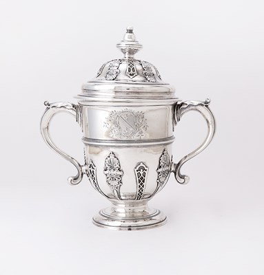 Lot 98 - George II Sterling Silver Two Handled Cup and Cover