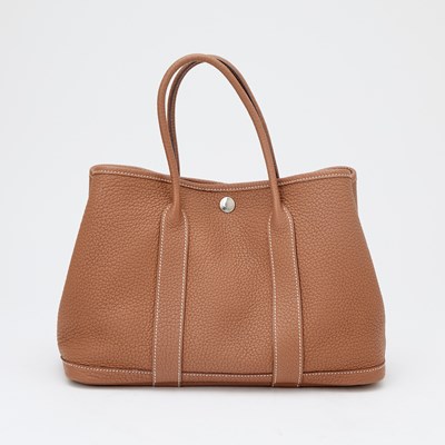 Lot 1171 - Hermès Brown Leather Garden Party 30 Tote