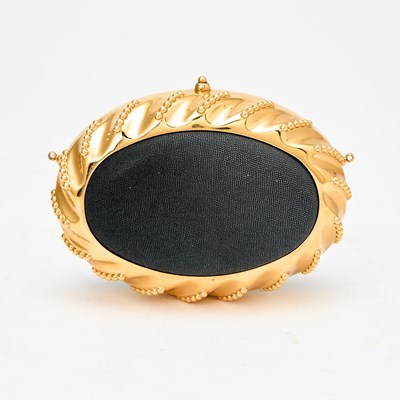Lot 1246 - Hermès Gilt-Metal and Shagreen Clutch