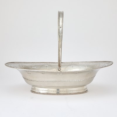 Lot 111 - George III Sterling Silver Cake Basket