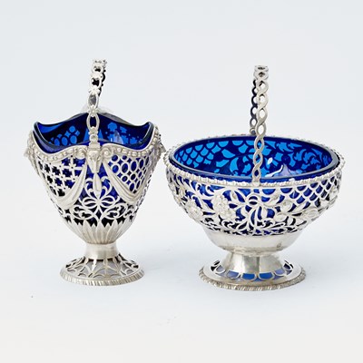 Lot 87 - Group of English Sterling Silver Sugar Baskets
