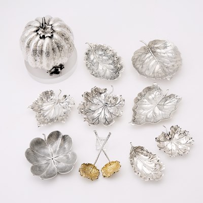 Lot 683 - Group of Buccellati Silver Table Ornaments
