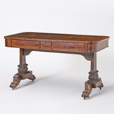 Lot 524 - William IV Rosewood Writing Table