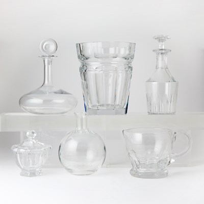 Lot 690 - Group of Baccarat Blown Glass Bar Ware and Table Articles