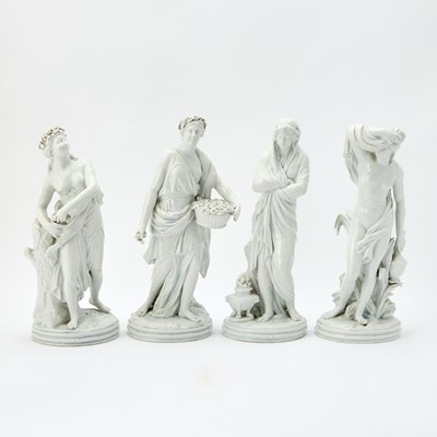 Lot 269 - Set of Four Italian Porcelain Figures of the Seasons