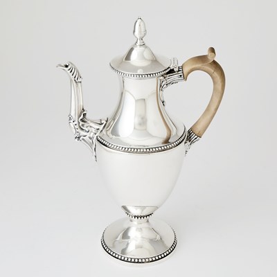 Lot 112 - George III Sterling Silver Coffee Pot