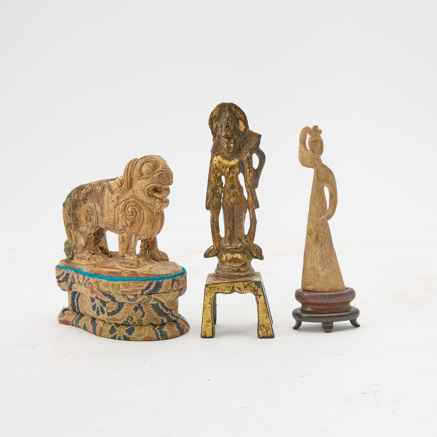 Lot 65 - A Group of Three Early Chinese Figural Icons