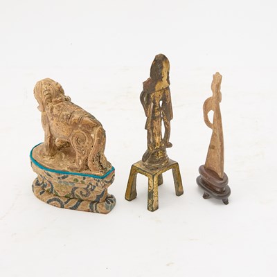 Lot 65 - A Group of Three Early Chinese Figural Icons