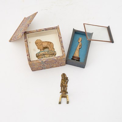 Lot 65 - A Group of Three Early Chinese Figural Icons